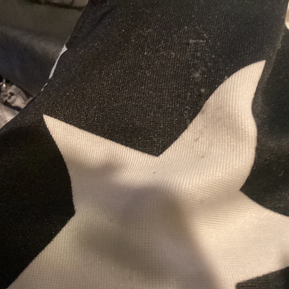 ADIDAS bomber style track jacket. Size 40. With stars! Black/white - Picture 6 of 6